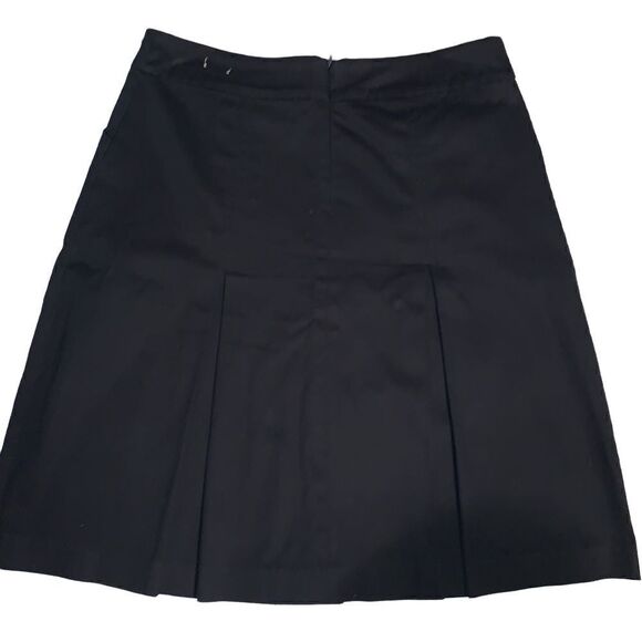 MOUNTAIN LAKE navy pleated skirt 8 - Picture 4 of 7